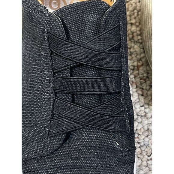 DV by Dolce Vita Slip On Sneaker Cross Lace Dark Gray Women's Size 7.5 - Picture 9 of 11